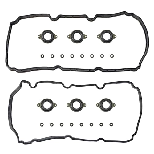 Image of 0362072 Valve Cover Gasket Set with Spark Plug Seals Fit 2013-2021 for Acura Mdx RDX RLX TLX Honda Accord Crosstour Odyssey Passport Pilot Ridgeline 3.0L 3.5L V6 J35Y5 J35Y6