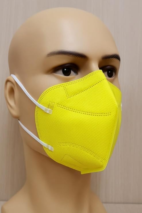 Image of N95 Mask White & Grey combo for Adult Reusable & Washable Certified by ISO CE