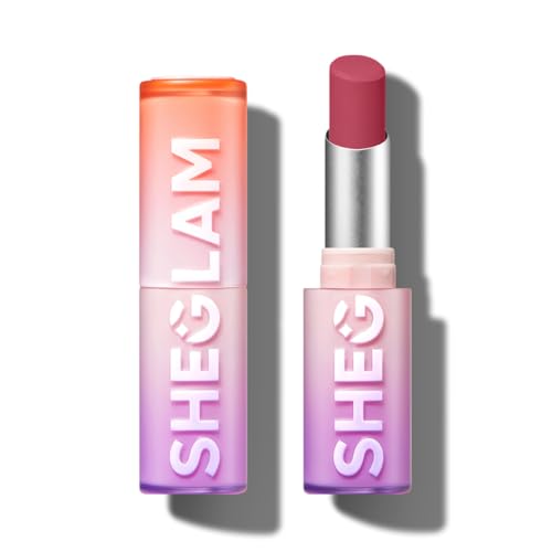 SHEGLAM Dynamatte Boom Waterproof Matte Lipstick Long Lasting Transfer Proof Lip Stick - A Bold Plan