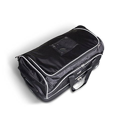 Travolution 28” Wheeled Drop-bottom Duffel With Garment Rack With Grey Trim, one size