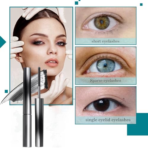 2PCS Judy Doll Mascara Black,Iron Strong Mascara,3D Curling Eyelash Iron Mascara,Flake Mascara Waterproof,Mascara Black Volume and Length Waterproof,Smudge Proof Mascara,Lengthening Mascara Black - Image 7