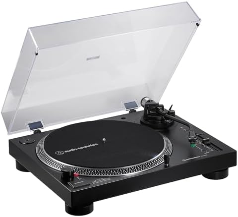 Audio-Technica AT-LP120xBTUSB Direct-Drive Turntable (Bluetooth & USB), Black