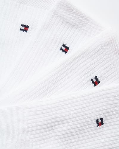 Image of Tommy Hilfiger Womens Crew Socks - 4 Pack Cushioned Crew Socks with Arch Support, Soft Athletic Socks for Women