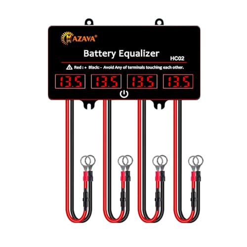 Mazava HC02 LED Tube Display Battery Equalizer Voltage Regulator 4pcs Batteries Active Balancer 4S...
