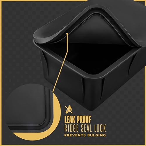 K3P Collection XXL Ice Block Mold With Lid, 12lb Extra Large Ice Cube For Cold Plunge Bath or Coolers Ice Maker Reusable Silicone Mold, Bath Chillers, Ice Sculpters Giant Ice