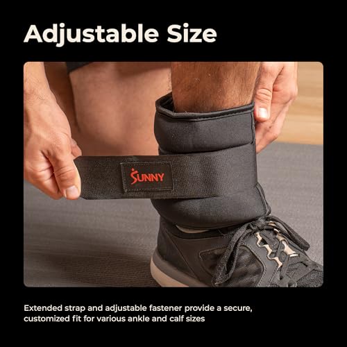 Sunny Health & Fitness Neoprene 3 LB Pair Ankle Weights - image 4