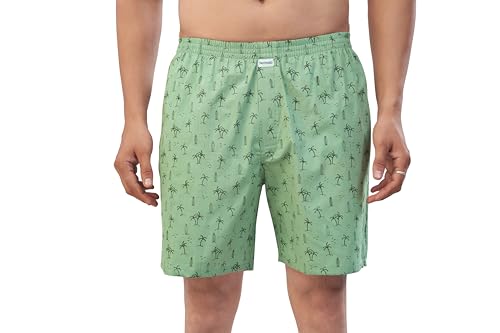 Image of Nermosa Men's Pure Cotton Printed Boxer Shorts - Soft, Breathable, All-Day Comfort (Pack of 3) | Boxers |