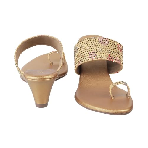 Image of Metro Women Ethnicwear Wedge Heel Sandal