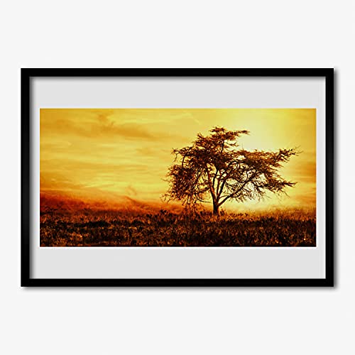 Cadre photo de nature 70x50 cm Tulup pour une ambiance zen au salon