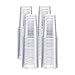 Comfy Package [100 Pack - 10 oz. ] Clear PET Plastic Cups