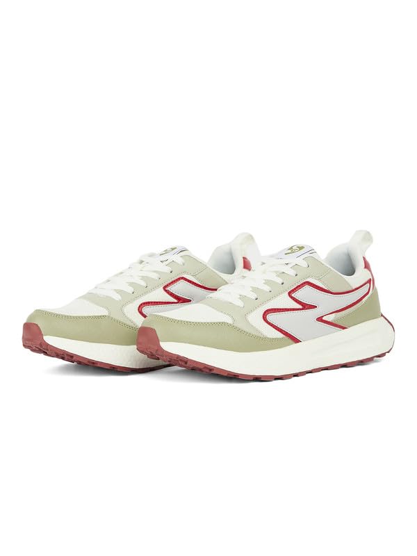 Image of SG Crest Lifestyle Shoes White /Green and Red /White Colour Available | Casual Shoes Men's & Women's | 6 to 11