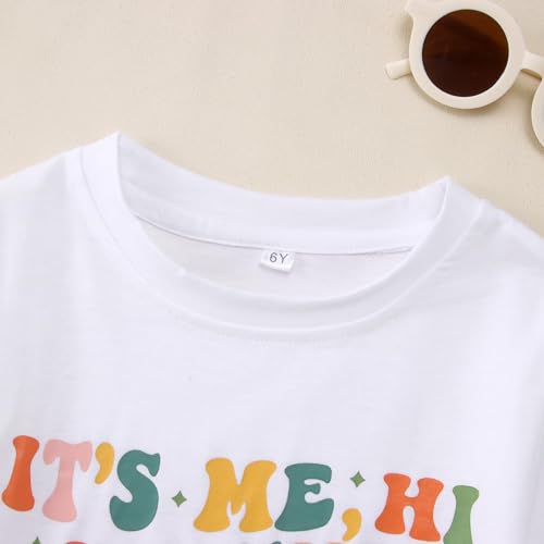 Image of GLIGLITTR Birthday Girl Shirt Its Me Hi Im The Birthday Girl Its Me Kids Birthday Party Tshirt Girls Bday Outfits Tops 5-12Y
