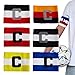 Hohota 3Pcs Captain Armband Soccer Arm Band Leader Competition Football Training Accessories(A6)