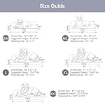 Orthopedic Dog Bed for Small and Medium Dogs, Memory Foam Pet Bed with Washable Removable Cover, Nonskid Bottom, Waterproof, for Indoor, Outdoor, Crate ＆ Car Use, 30x20x6 Inches, Light Grey - Image 2
