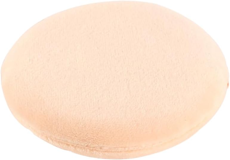 Powder Packs, Short Plush Flocking Powder Puff, Ribbon Handle, Soft Face Tassel, Round Velvet Powder Puff image 3
