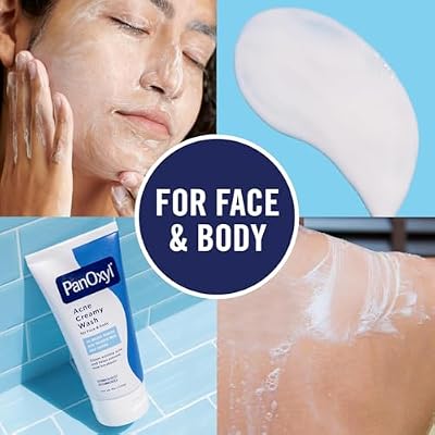 PanOxyl - Acne Creamy Wash 4 Percent Benzoyl Peroxide Daily Control, 6 Ounce