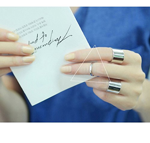 Silbertale 14Mm Wide 925 Sterling Silver Plain Big Adjustable Open Finger Ring Cuff Thumb Ring Band Fits Us Size 5-7 #TOP3