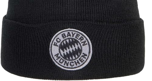 FC Bayern München | Strickmütze | Beanie | Logo| Schwarz, Grau, Rot oder Navy