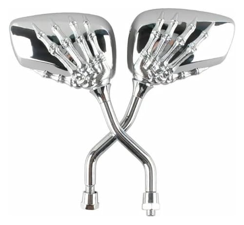 Rétroviseur latéral pour moto universel en aluminium avec vis de fixation
