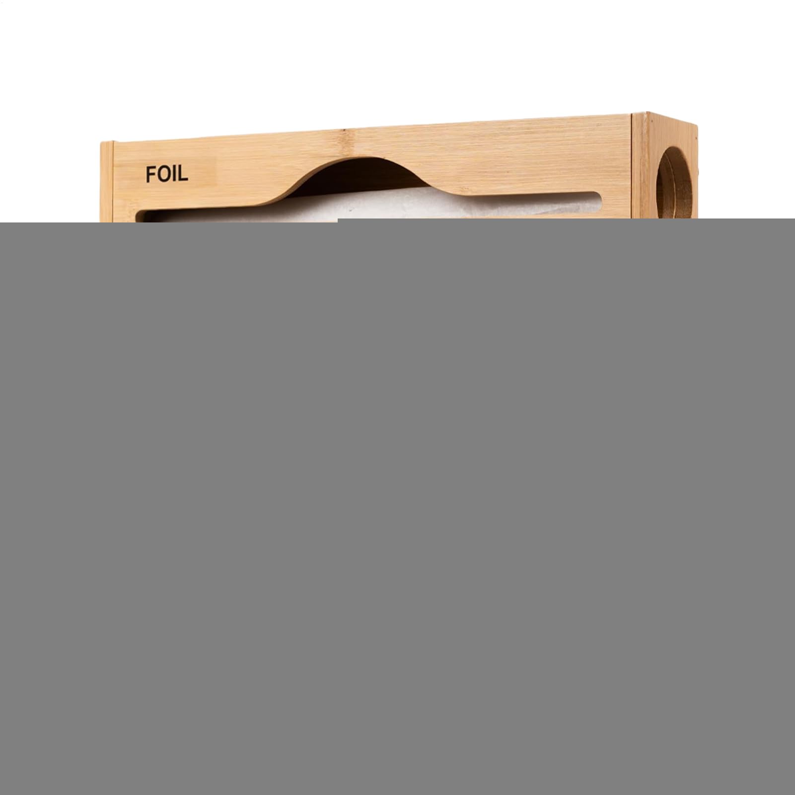 Dispenser di pellicola da cucina | Organizer per fogli di alluminio e tele cerate, multifunzionale, per cucina, frigorifero