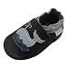 SAYOYO Wal Im Meer Lauflernschuhe Krabbelschuhe rutschfest Babyschuhe 21/22 (12-18) L Monate, Schwarz