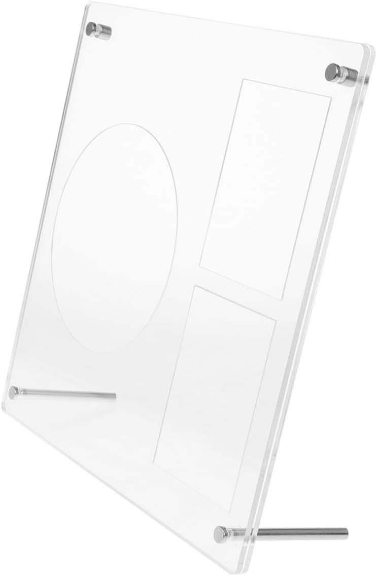 Acrylic CD and Photocard Display Stand 3-layer Slot, Album Frame for Kpop Decor and Signed CD Protection, Space-saving Storage Rack for Home and Office Use