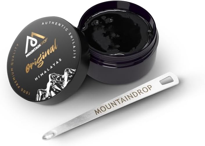Miniatura 4 de Shilajit Original Himalayas, 1.59 oz, Shilajit puro natural con ácido fúlvico y ácido húmico del Himalaya, cosechado a mano y limpio.