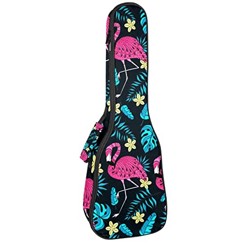 Housse pour ukulélé – Flamant rose tropical – 10 mm d’épaisseur – Rembourrage en éponge de 53,3 cm – Avec sangles… - Les Beatles, Paul McCartney, John Lennon, RIngo Starr, George Harrison Housse pour ukulélé - Flamant rose tropical - 10 mm d'épaisseur - Rembourrage en éponge de 53,3 cm - Avec sangles…