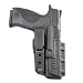 DeSantis Slim-Tuk InsideFits S&W M&P 9/40 Compact & Full Size Ambidextrous Kydex Pants Holster, Black