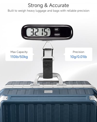 Image of LUGGEX Luggage Scale, Suitcase Scale, Luggage Scale Travel Digital,2 Pack | Travel Scale with Large LCD Display, Portable & Battery Included