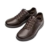 [ドクターアッシー] ユニフォームドレスシューズ 超軽量 本革 ウォーキングシューズ メンズ ダークブラウン 26.0 cm 4E