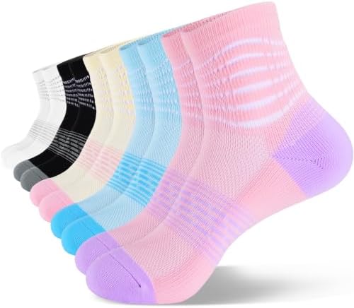 IRAMY Kompressionsstrümpfe für Damen Herren Plantarfasziitis Strümpfe Sport Laufsocken Kompressionssocken mit Knöchelstütze & Fußgewölbe Stütze 3/5 Paar