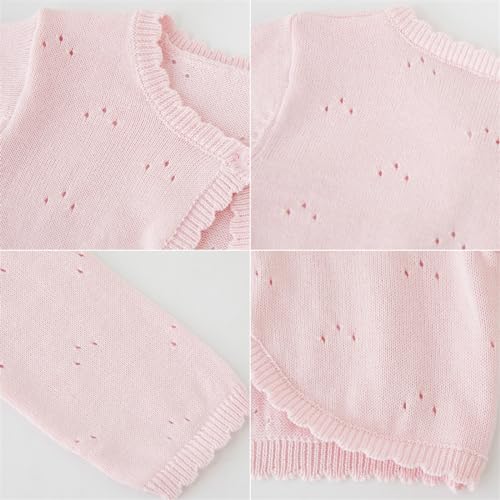 Little Girls Kids Long Sleeve Cardigan Button Closure Bolero Sweaters Dress Cover Up Cropped Tops3