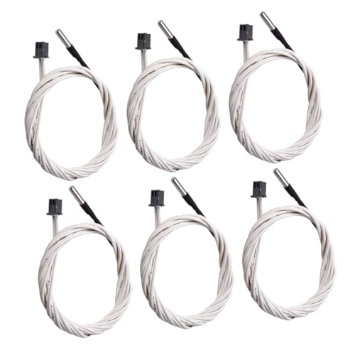 BUGUUYO 6pcs Professional Printer Block Sensor Printer Extruder Hot End Kit High Temp Thermistor