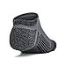 Under Armour Unisex-Adult Performance Tech Pro No Show Socks 3 Pack, (025) Castlerock/White/Black, Small