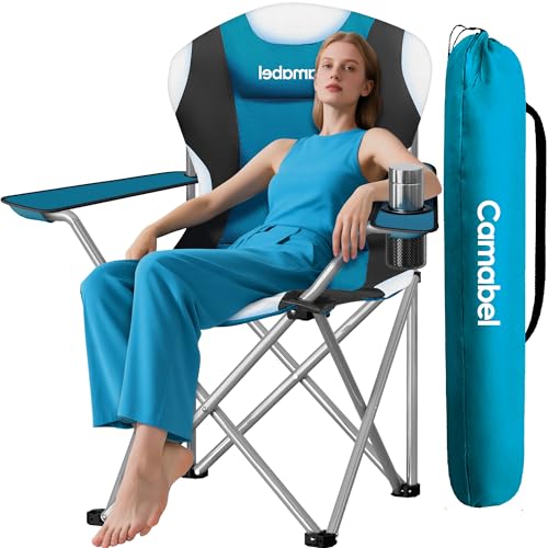 Camabel Folding Camping Chairs Oversized Heavy Duty...