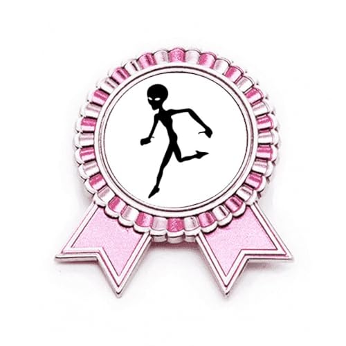 Broche alien pour personnaliser un sac à dos ou vêtement terne