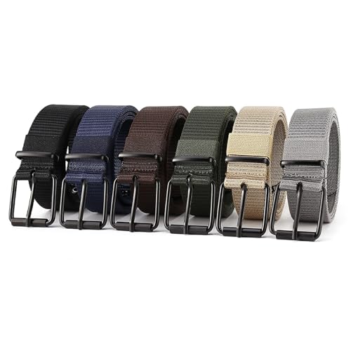 2 PCS Summer Canvas Belt, Single-Needle, Six-Color Optional Overalls, Daily Wear For Student Parties3