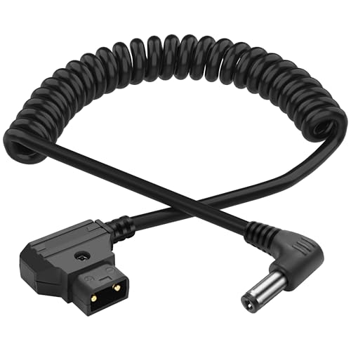 Câble D-Tap vers DC 5,5mm à ressort pour tournage extérieur et caméra Blackmagic