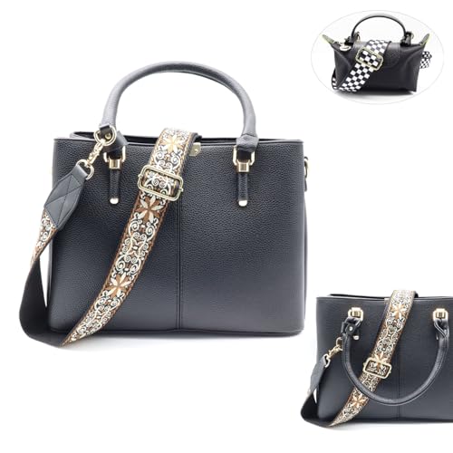 Image of LEMEDE Purse Strap Replacement Crossbody 1.5 inch Wide Shoulder Strap Adjustable Straps Handbag Strap Replacement Belts