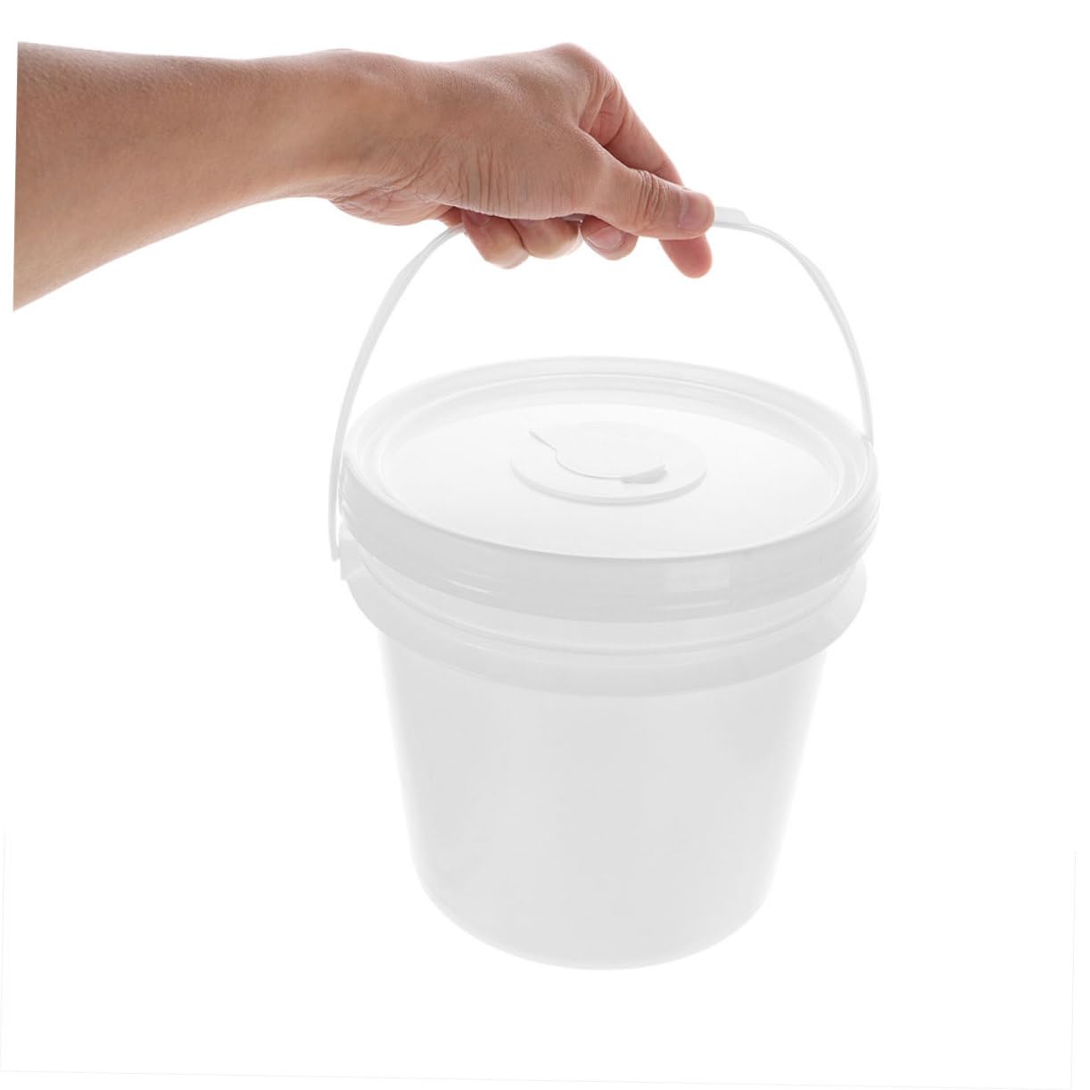 Boîtes à Lingettes Humides Multifonctionnelles et Faciles à Transporter en Plastique Blanc Lot de 2 Grosse Capacité pour Voiture et Salle de Bain