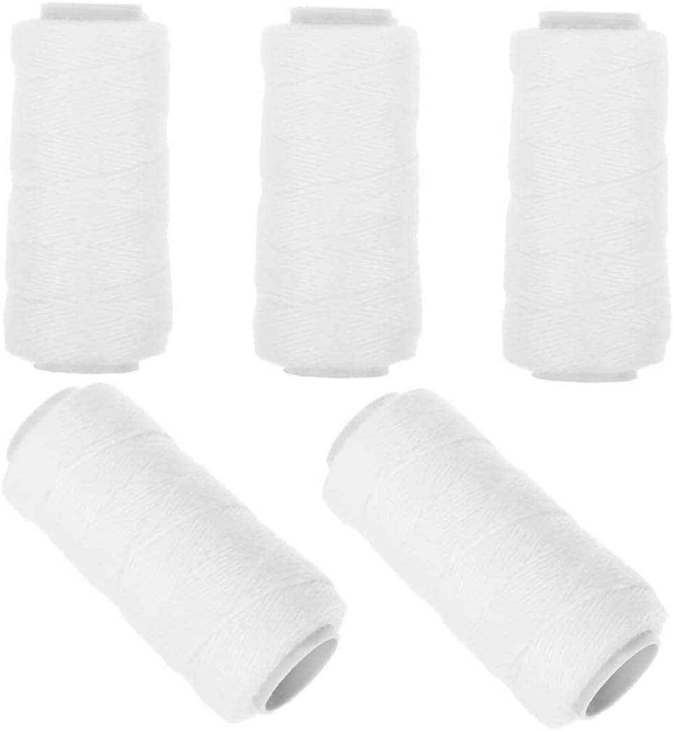 5rolls Cotton Thread Hair Removal Tool for Eyebrow Threading Facial Hair Removal Durable and Use Threading Thread for Home Use