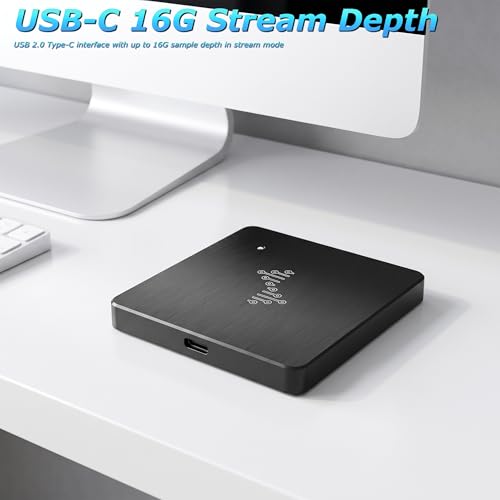 Image of USB Logic Analyzer, 16 Channels, 400MHz Sampling Rate, 16G Sampling Depth, 256Mbits Memory, USB 2.0 Interface for PC Analysis on WinXP /10 Mac OS Linux (DSLogic Plus)