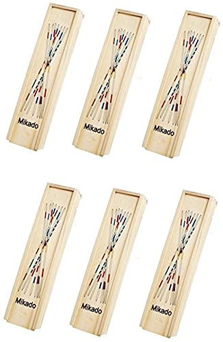 RVM Toys Mikado Wooden 31 Pick Up Sticks Spiel Is Best Return Gift Fun Family Indoor Board Game Toy For Adults And Kids 6+ Years (Pack Of 6) (B08JLM5VZP) Amazon Price History, Amazon Price Tracker