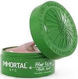 Immortal NYC Hair Waxes for Men - Matte Look Strong Hold, Dry No Shine Wax - Mens Water Based, No Re