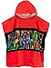 Poncho Mare Marvel | Telo Mare Bambino Avengers | Poncho Surf Marvel | Teli Spiaggia Bambini | Accappatoio Bambino | Rosso Taglia Unica immagine