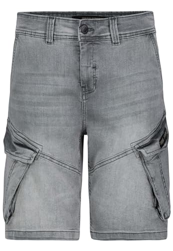 Shorts en jean cargo confortable à taille élastique : fini les bermudas serrés