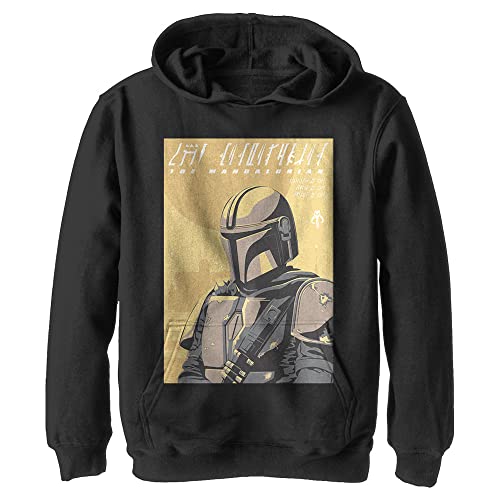 Sweat Star Wars Kids Mandalorian noir en taille L pour enfant fan de la saga