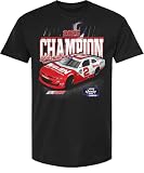 Jesse Love #2 NASCAR 2025 Xfinity Series Champion T-Shirt (US, Alpha, Large, Regular, Regular) Black