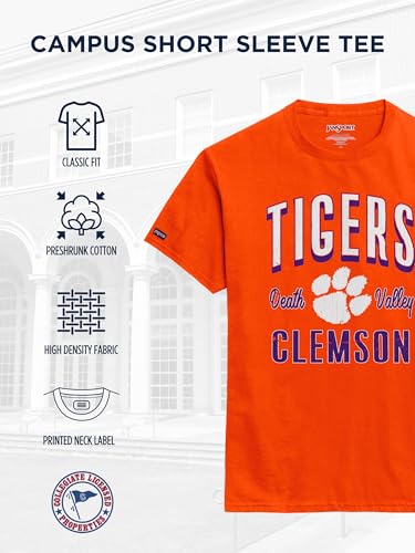 Image of JanSport NCAA Officially Licensed Campus Short Sleeve T Shirt for Men, Soft & Breathable Pre-Shrunk Cotton Crewneck T Shirt